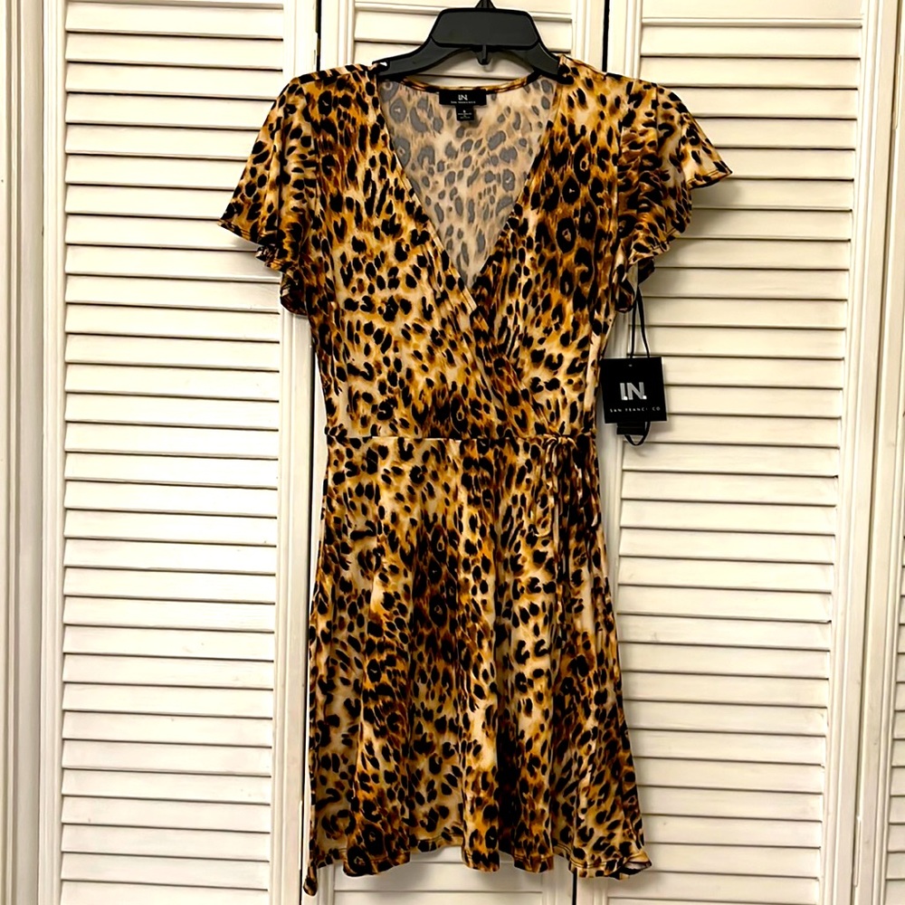 NWT Cheetah print dress, super soft